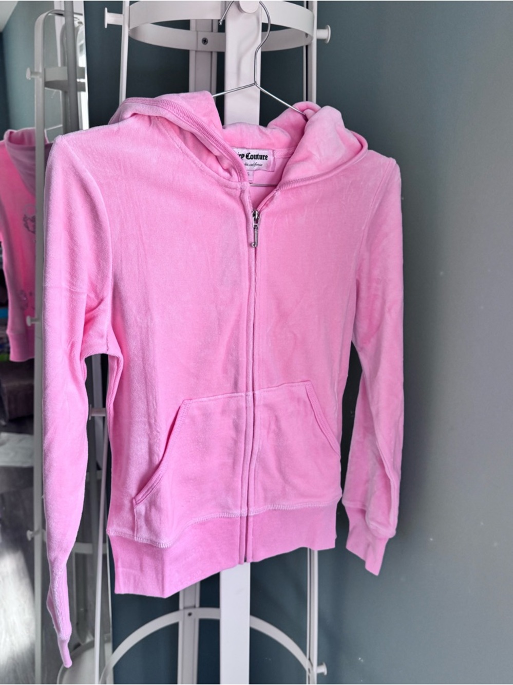 SOLD❣️NWT Juicy Couture Pink Velour Tracksuit Set Y2K Rhinestone S - Picture 2 of 10